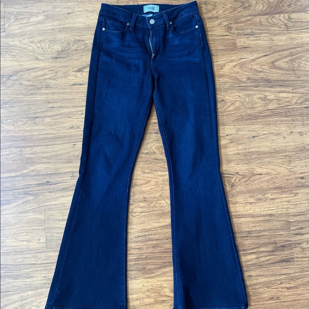 Paige High Rise Bell Canyon Dark Wash Jeans Size 26